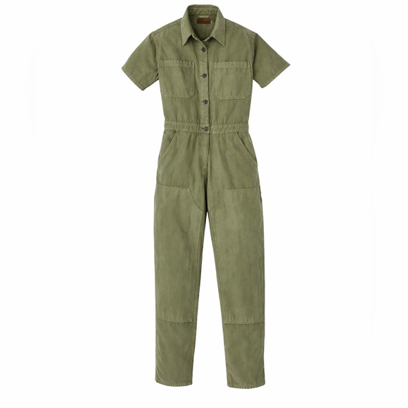 Filson Women’s Field Short Sleeve CoverallArmy GreenNWT$250 Retail